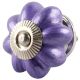 Neon Purple Ceramic Melon Dresser Knob Online